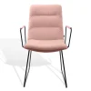Armlehnstuhl Arva Light Stoff rosa