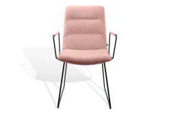 Armlehnstuhl Arva Light Stoff rosa