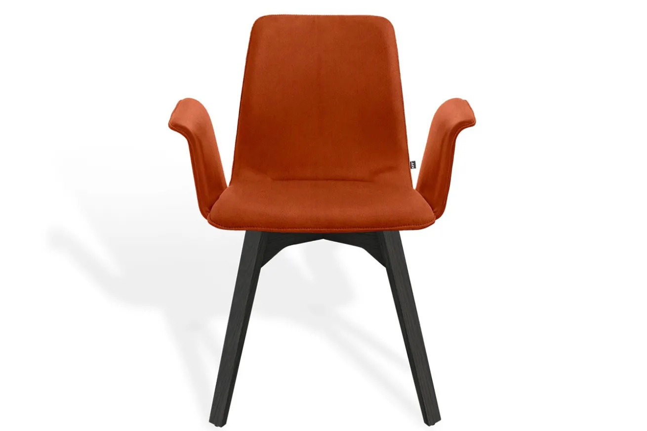 Armlehnstuhl Maverick Stoff orange