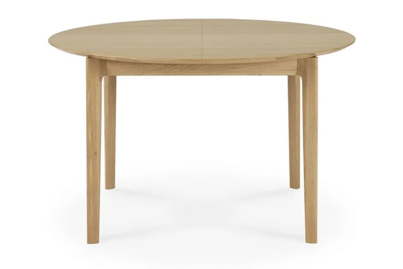 Ausziehtisch Bok Eiche natur D 129 cm