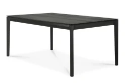 Ausziehtisch Bok Eiche schwarz 140 cm