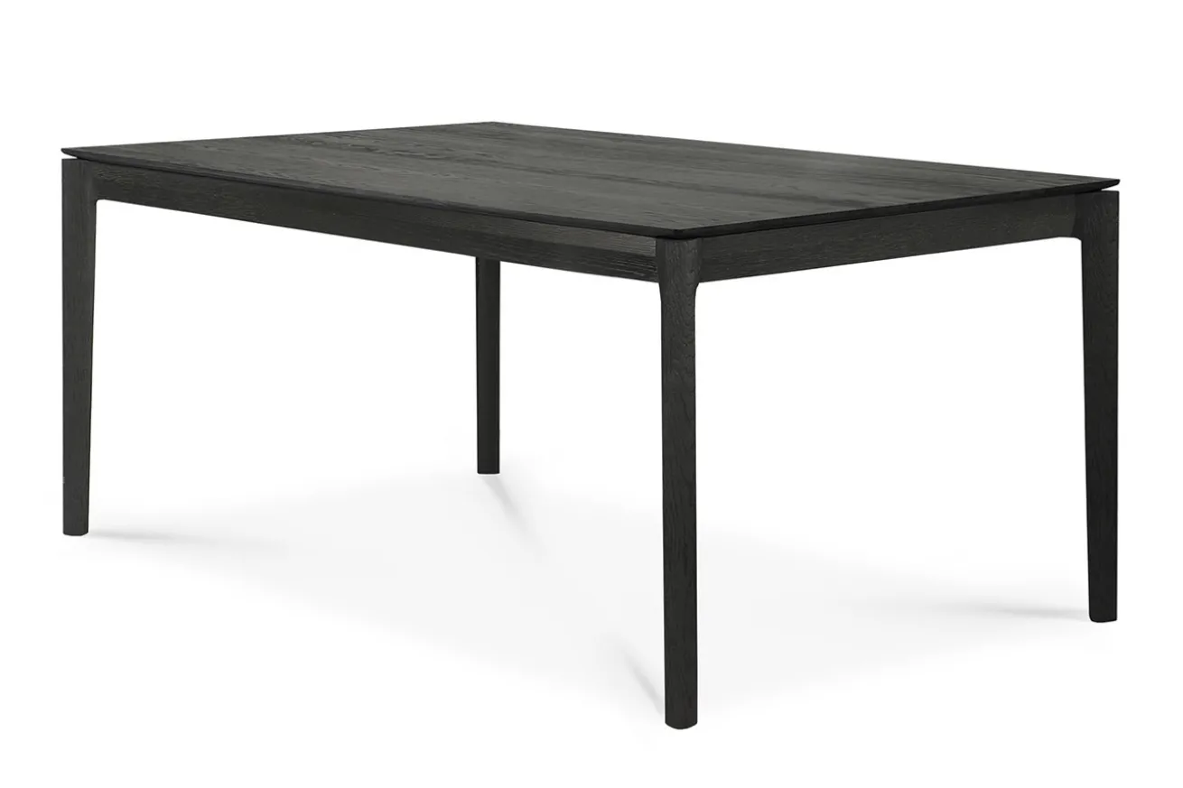 Ausziehtisch Bok Eiche schwarz 140 cm