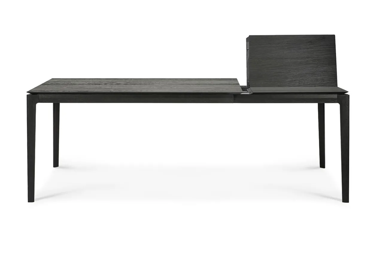 Ausziehtisch Bok Eiche schwarz 140 cm