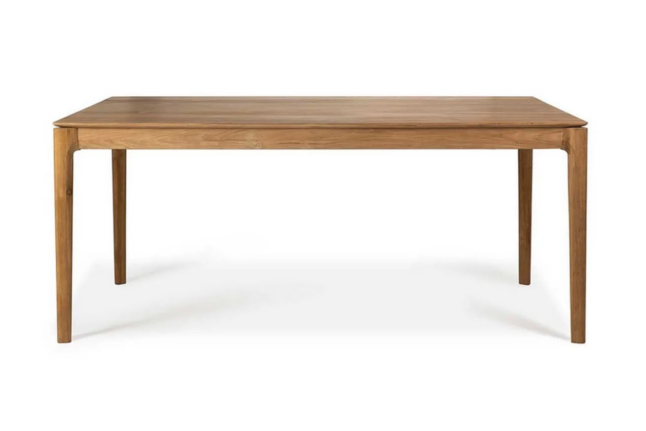 Ausziehtisch Bok Teak massiv B 140 cm
