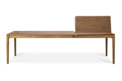 Ausziehtisch Bok Teak massiv B 140 cm