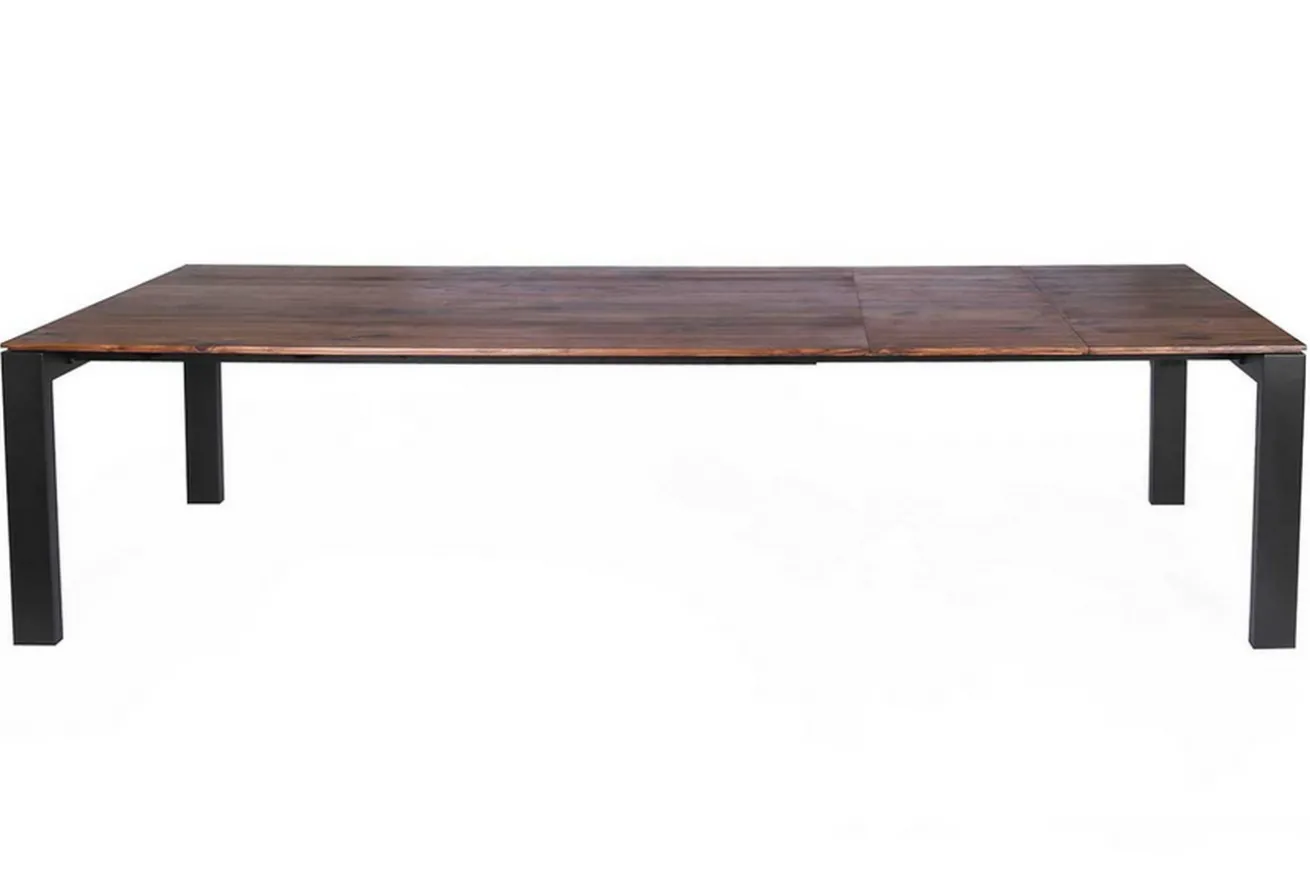 Ausziehtisch Deno Massivholz Nussbaum 140-190 konfigurierbar