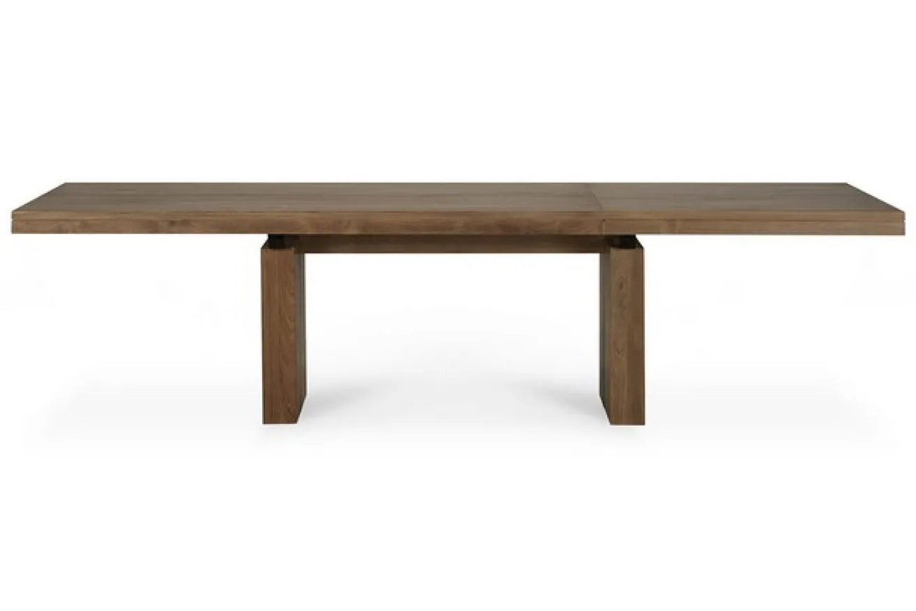 Ausziehtisch Double Teak massiv B 200 cm