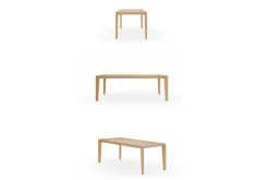 Ausziehtisch Duo Vario Eiche hell ab 160 cm konfigurierbar
