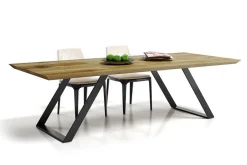 Ausziehtisch Fold Eiche massiv 160