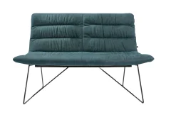 Bank Arva Light 2-Sitzer Stoff blau