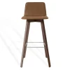 Barhocker Maverick Leder braun H 106 cm