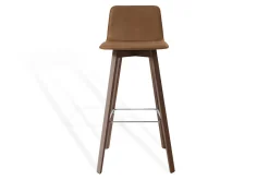 Barhocker Maverick Leder braun H 106 cm