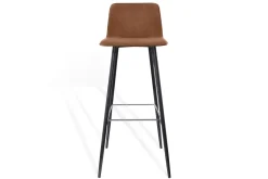 Barhocker Maverick Leder braun H 106 cm