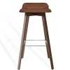 Barhocker Maverick Stoff braun H 93 cm