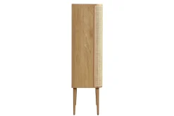 Barschrank Vienna mit Rattangeflecht H 162 cm