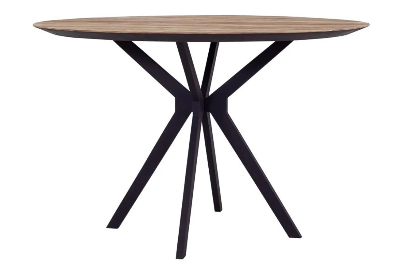 Bartisch Metropole Teak Metall D 140 cm