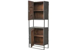 Bücherregal Vintage grau