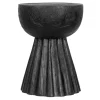 Beisteller Trophy Massivholz schwarz