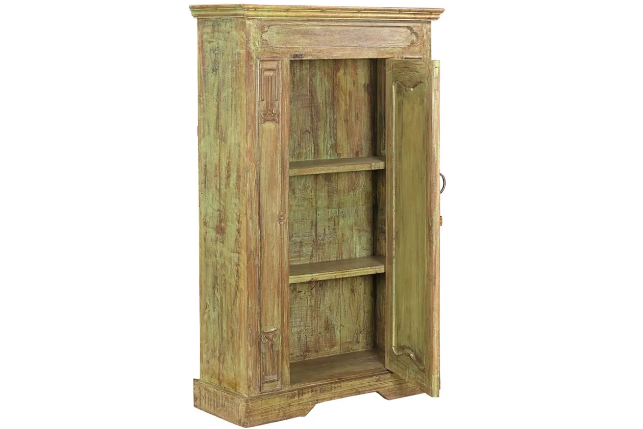 Beistellschrank Vintage gelb