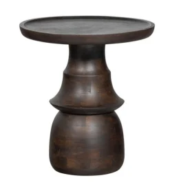 Beistelltisch Broad Mangoholz braun D 50 cm