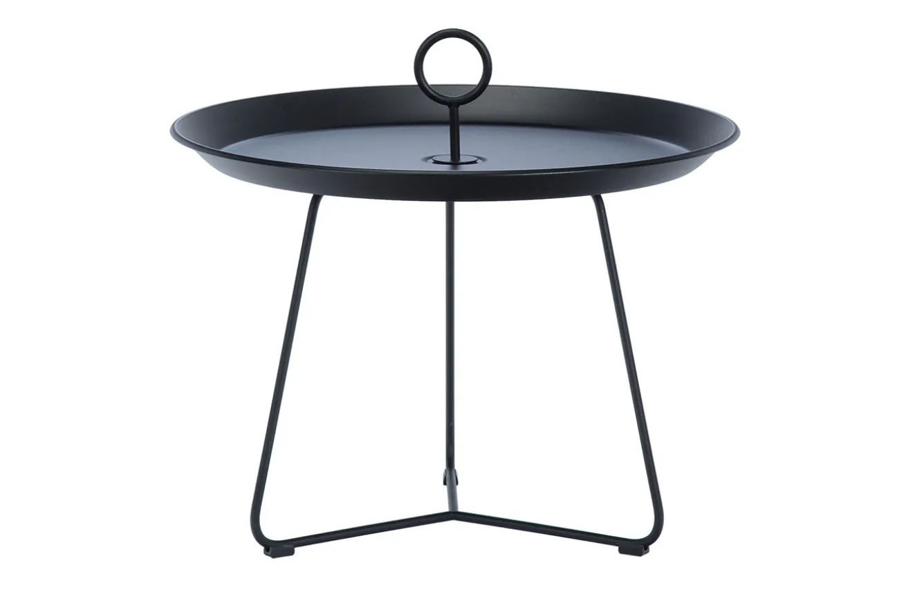 Beistelltisch Eyelet schwarz D 60 cm