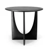 Beistelltisch Geometric Eiche schwarz