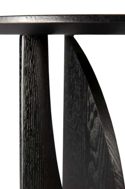 Beistelltisch Geometric Eiche schwarz