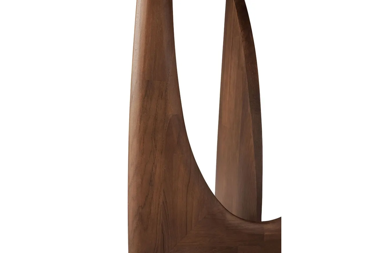 Beistelltisch Geometric Teak natur