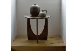 Beistelltisch Geometric Teak natur