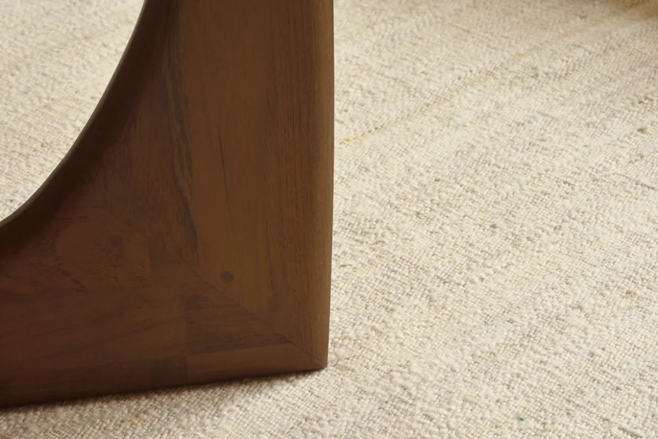 Beistelltisch Geometric Teak natur