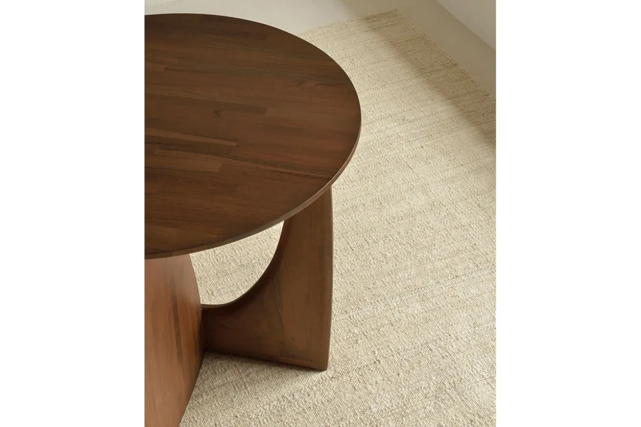 Beistelltisch Geometric Teak natur