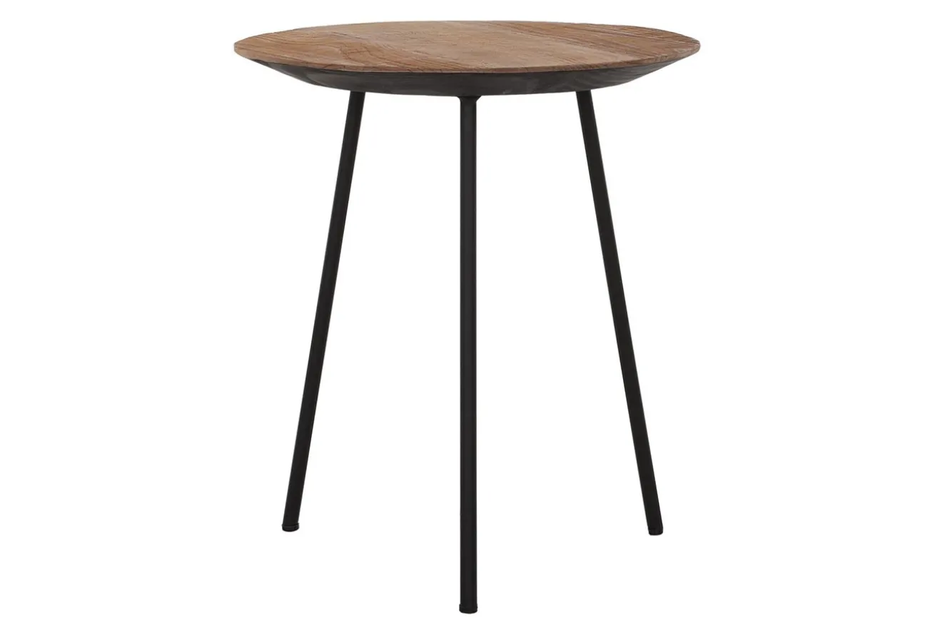 Beistelltisch Highlight Teak natur rund D 40 cm