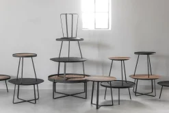 Beistelltisch Highlight Teak natur rund D 40 cm