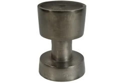 Beistelltisch Metall rund grau D 34 cm