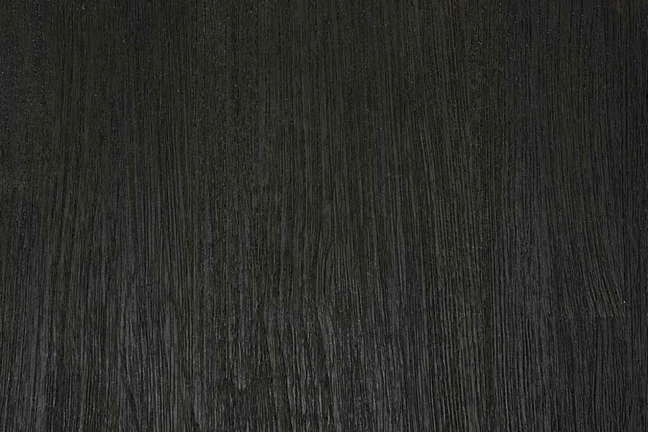 Beistelltisch Oblic Teak schwarz
