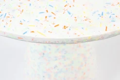 Beistelltisch Vicky recycled H 45 cm weiss