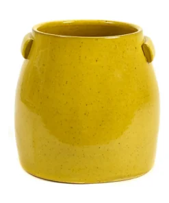 Übertopf gelb gross D 25 cm