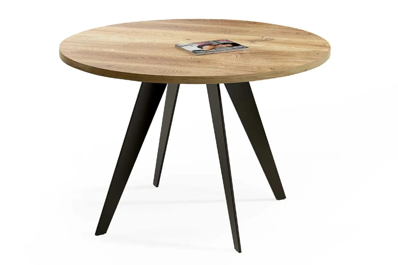 Bistrotisch Eiche massiv rund 70 cm
