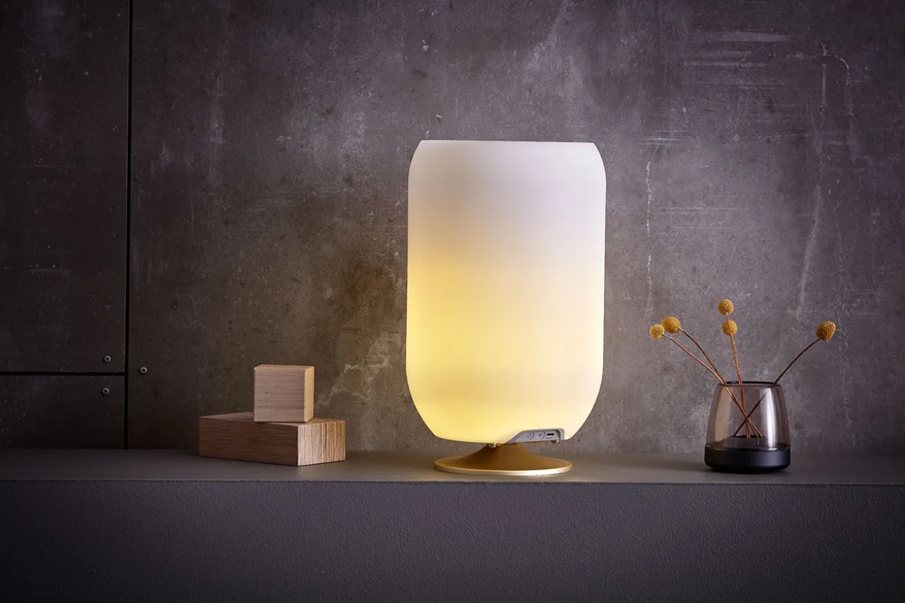 Bluetooth Lautsprecher Atmos gold D22cm