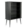 Buffetschrank Barbara Massivholz schwarz