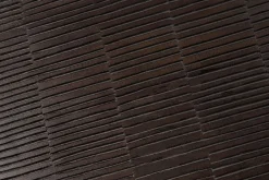 Couchtisch Grooves Teak schwarz B 140 cm
