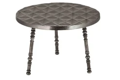 Couchtisch Metall silbergrau 64