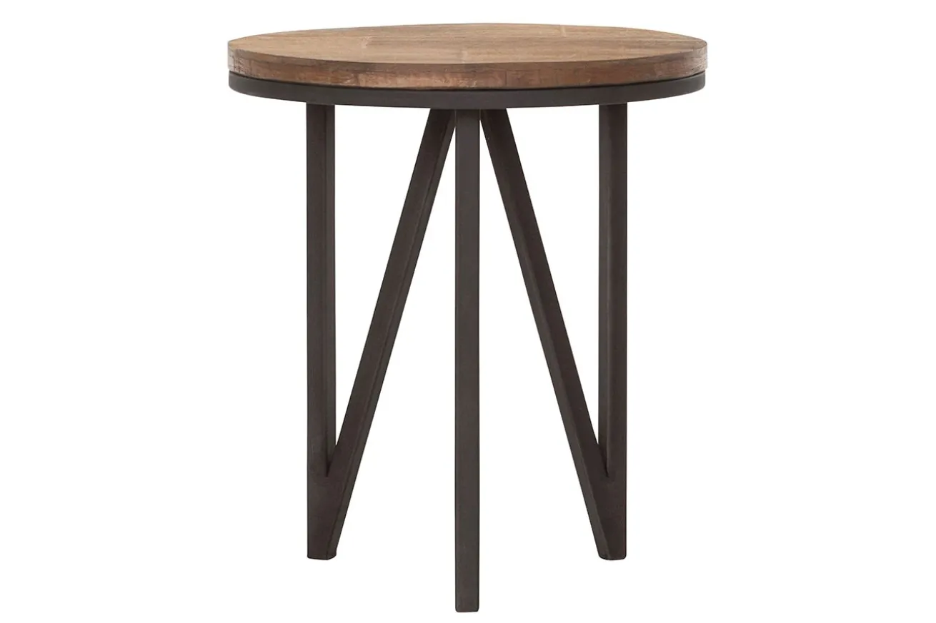 Couchtisch Odeon Teak natur D 40 cm