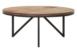 Couchtisch Odeon Teak natur D 80 cm