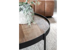 Couchtisch Set Highlight rund natur