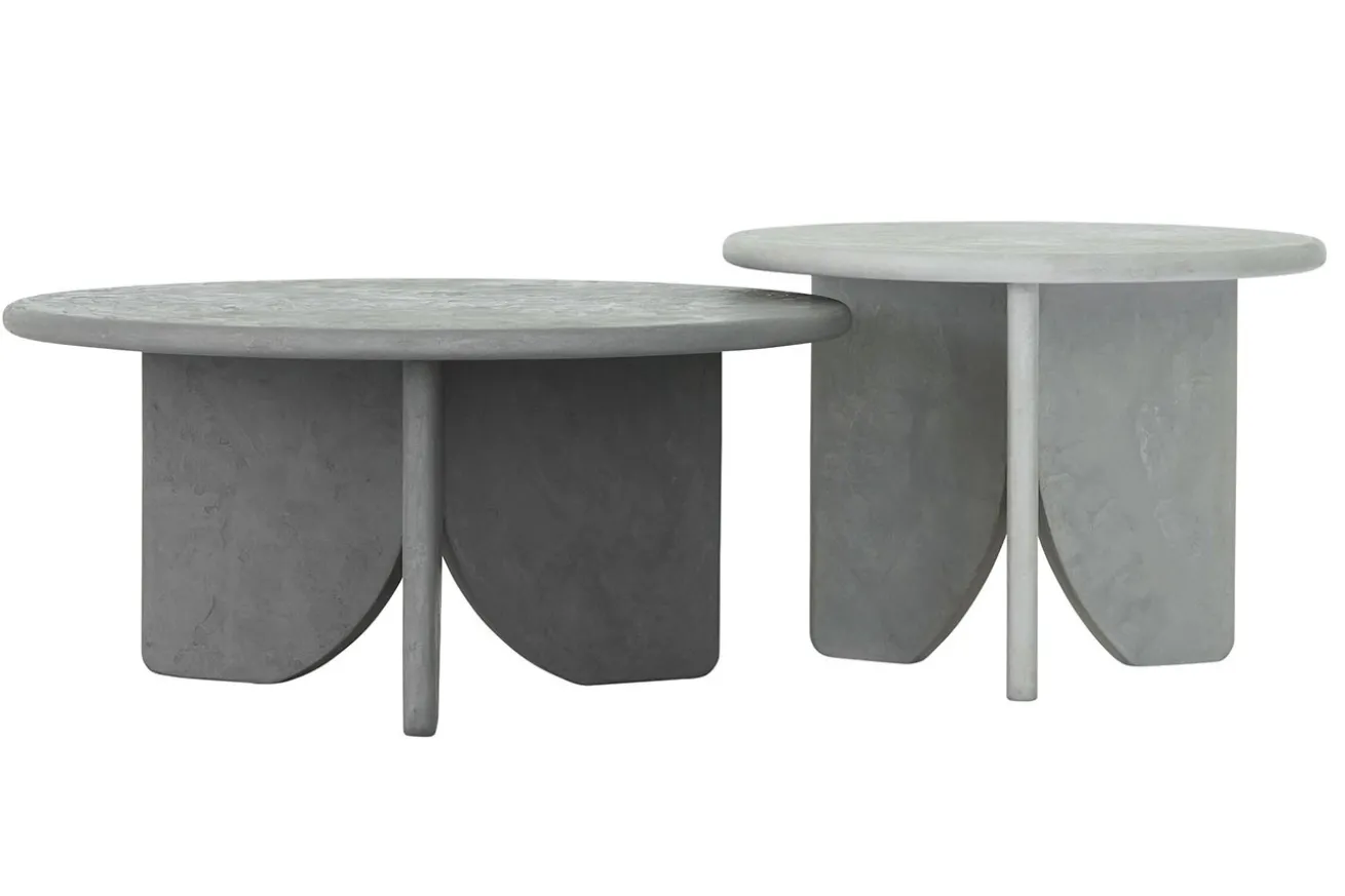 Couchtisch Set Melo Air Mortex grau