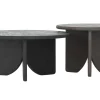 Couchtisch Set Melo Air Mortex schwarz