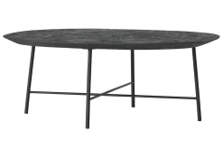 Couchtisch Soho Mortex schwarz D 90 cm