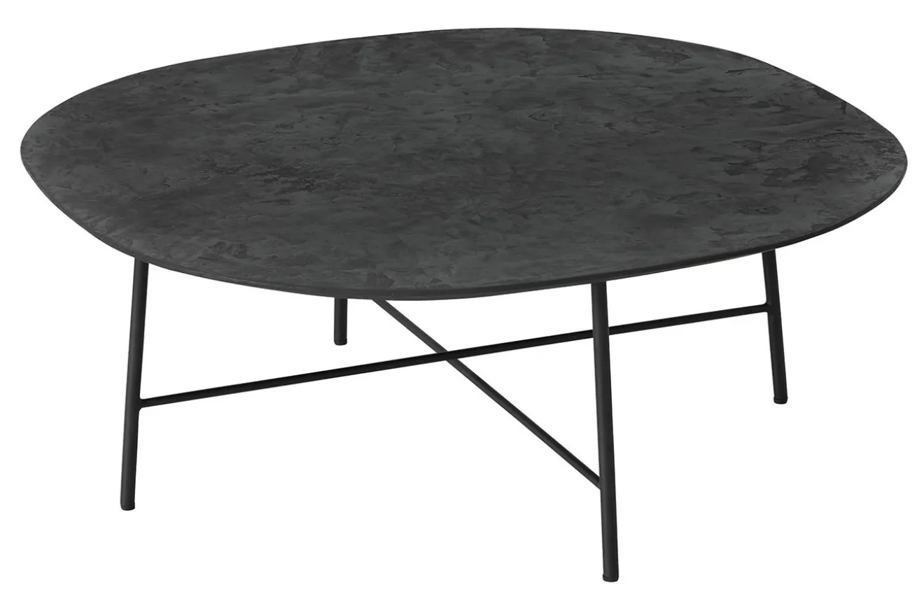 Couchtisch Soho Mortex schwarz D 90 cm