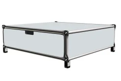 Couchtisch System 180lichtgrau B 75 cm